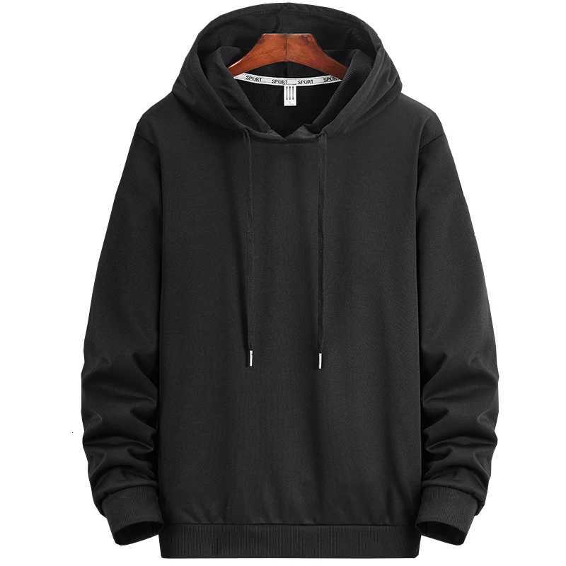 Solid color hooded pullover autumn thin style long sleeved sweatshirt mens outdoor running sweatshirt youth topT251023