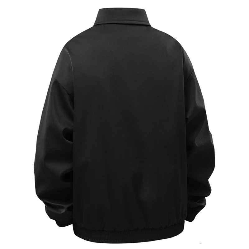 Jacket Mens Spring autumn men jacket Flip collar solid colors Jackets Youth casual coat business coats Size M4XL 5XL 251015