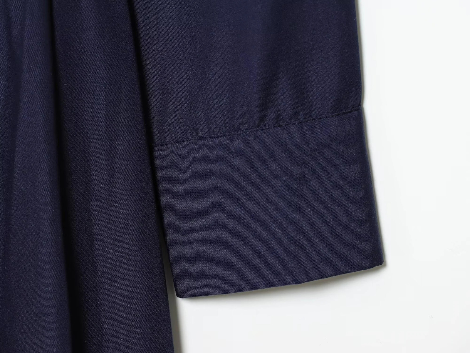 autumn womens clothing casual fashion temperament simple lapel long sleeved shirt style medium length dress 251022