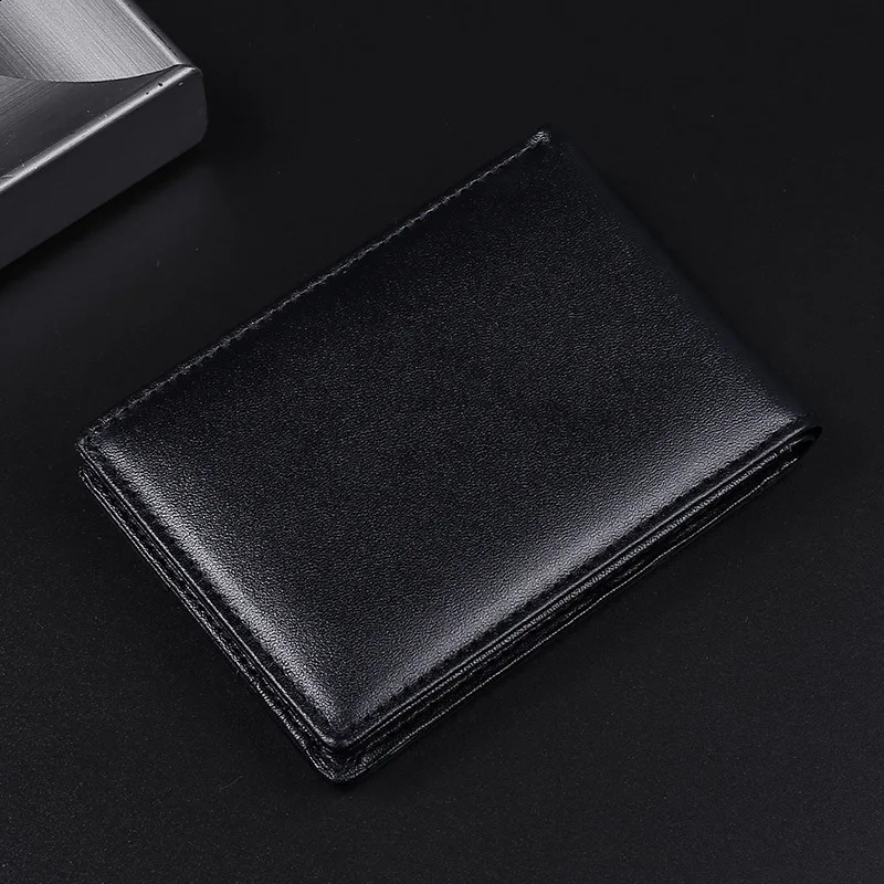 GENODERN RFID Blocking Men Mini Leather Ultra Fashion Dollar Slim Male Purse251023