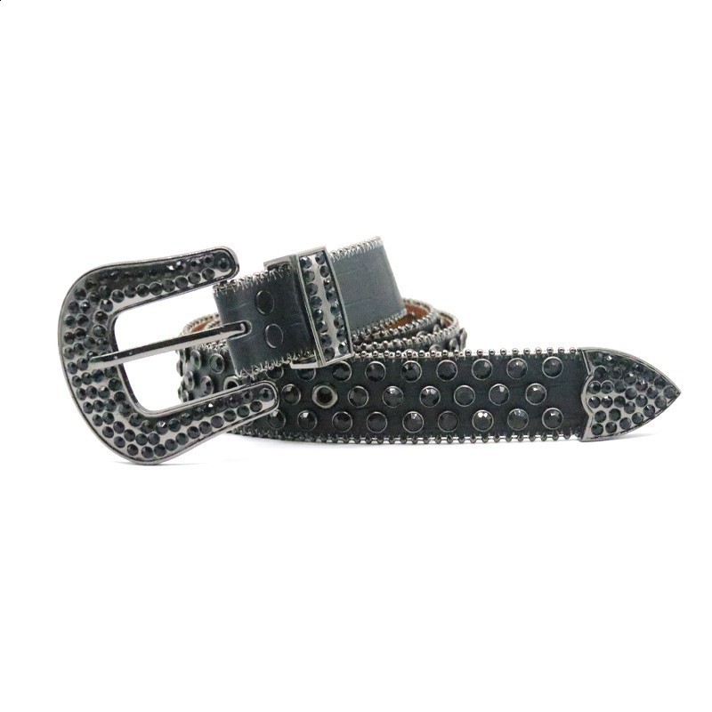 2024 er Belt Men Women Bb Simon Retro Needle Buckle BeltS 20 Color Crystal diamond B i 66250519
