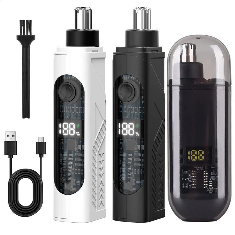 Electric Nose Hair Clipper Rechargeable Automatic Shaving Nose Trimmer Unisex Professional Washable Painless Nose Hair Trimmer 251023