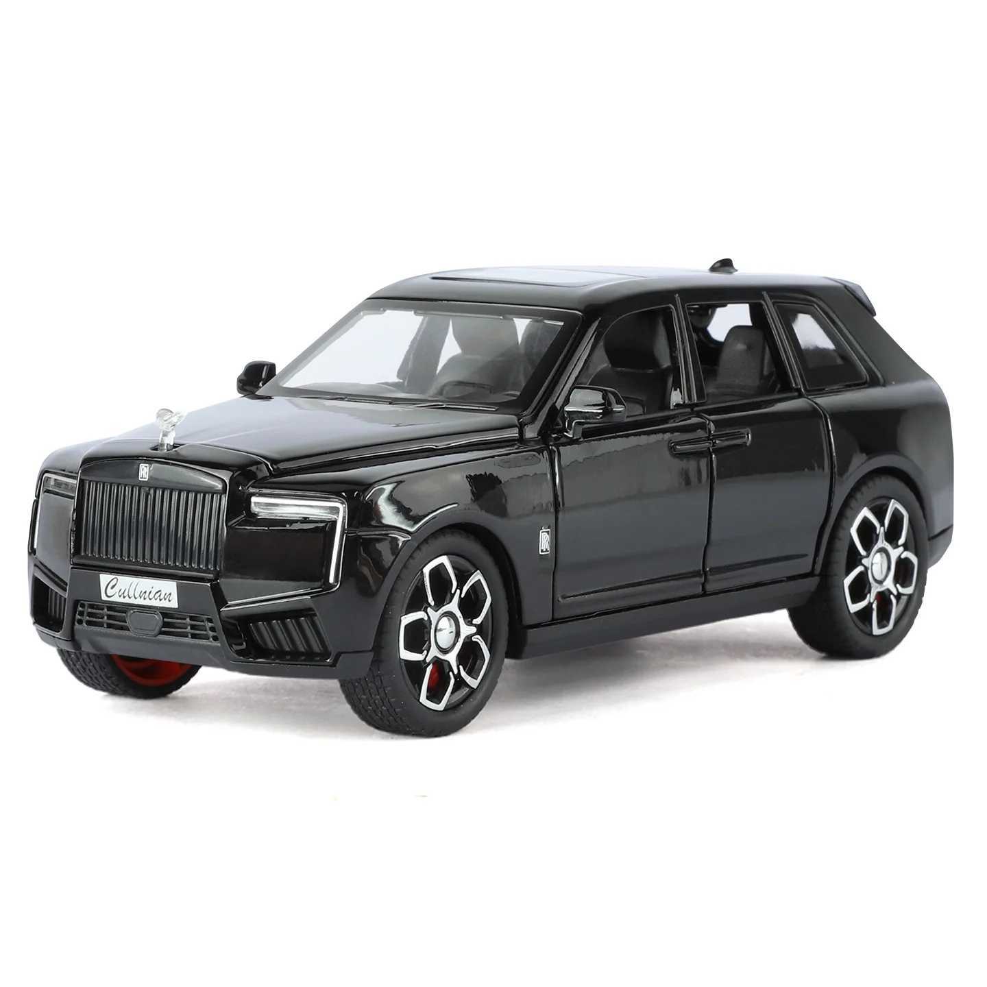 132 Cullinan Luxy SUV Alloy Diecast Metal Model Sound Light Pull Back Childrens Toy Car GiftsT251023