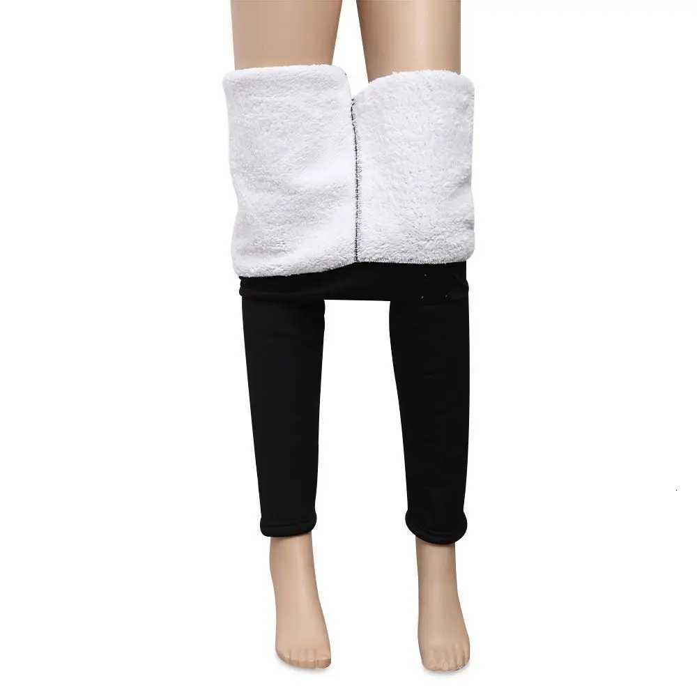 1PC Black Gray Winter Tight High Waist Pants Super Thick Cashmere Leggings Warm Pants S5XL SizeT251023