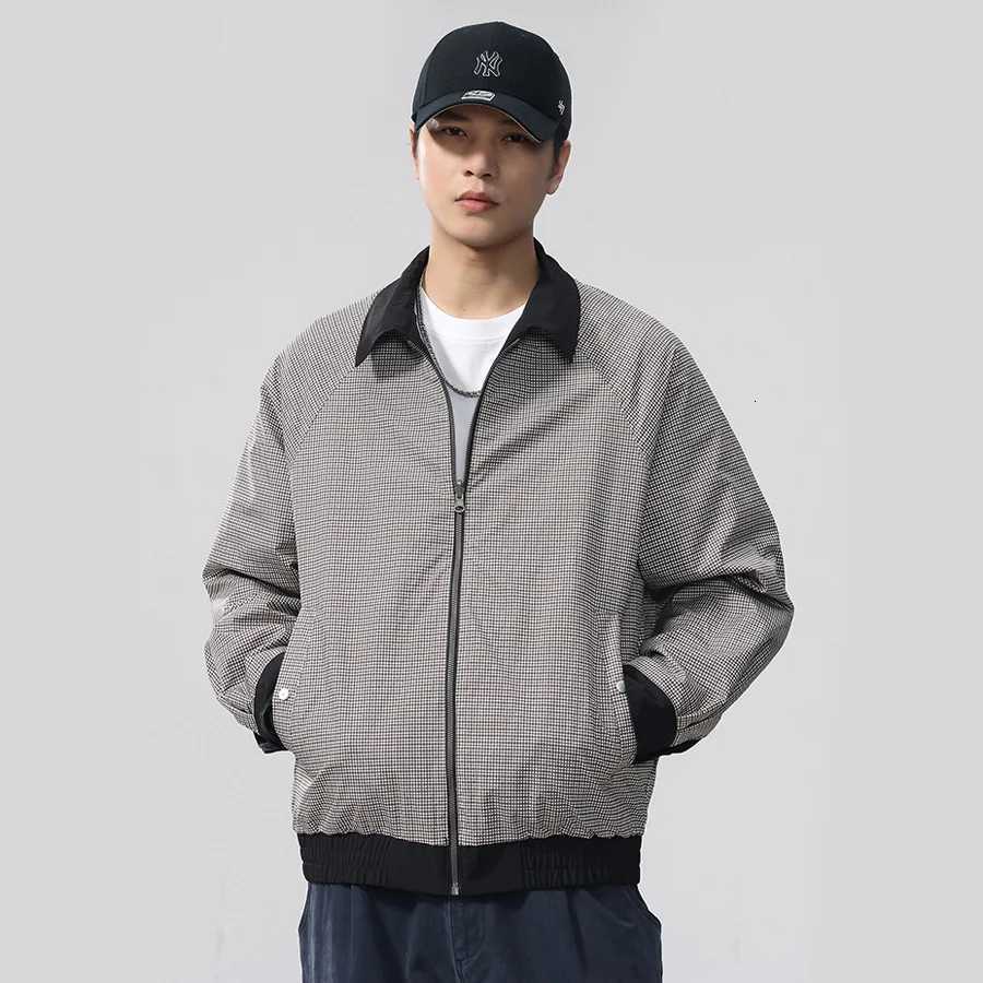 Mens Double Side Can Wear Streetwear Fashion Loose Casual Cargo Jacket Man Business Vintage Bomber Coat Outerwear W251023