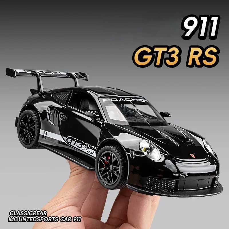 Diecast Miniature Voiture 132 Scale 911 GT3RS Sport Car Model Toy Vehicle Children Boy Birthday Gift Home Decor Car ToyT251023