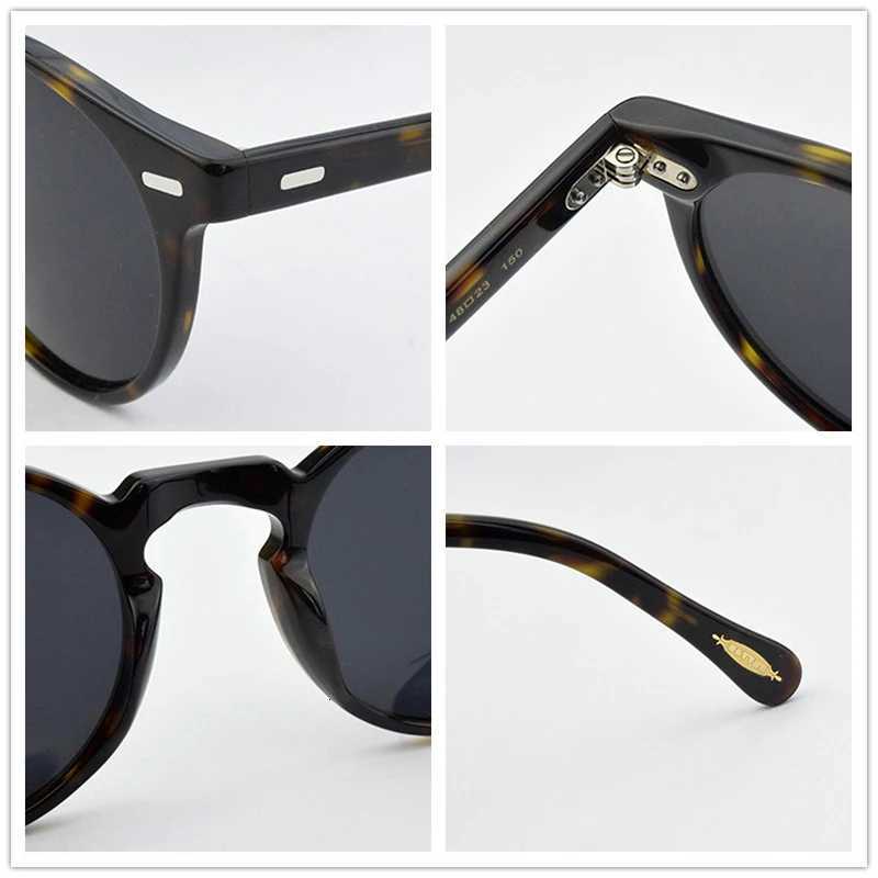 Brand Sunglasses Women 2025 Vintage Ronud Sunglasses Women Glasses Polarized Sunglasses Men OV5186 Driving Fashion Retro UV400W251023