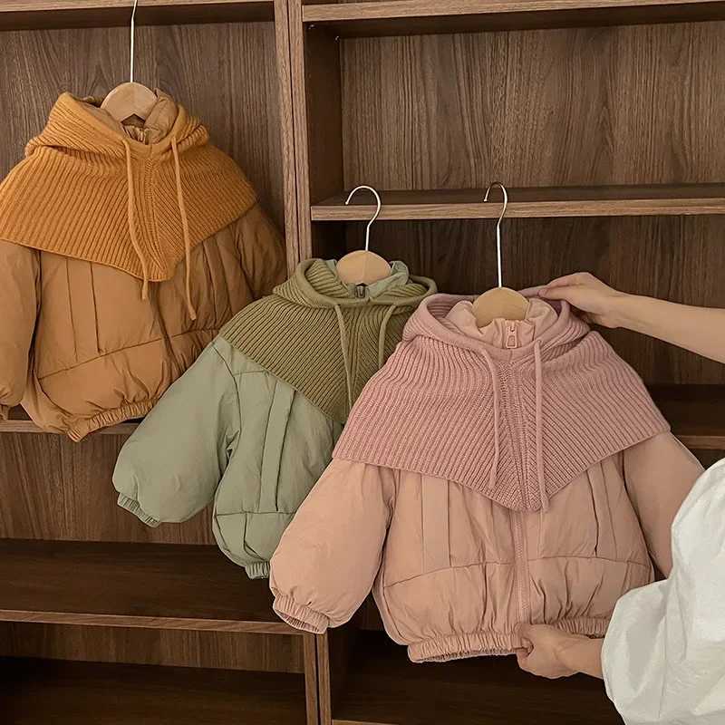 Childrens Cotton Clothes Thickened Jackets Knitted Hats Y251023