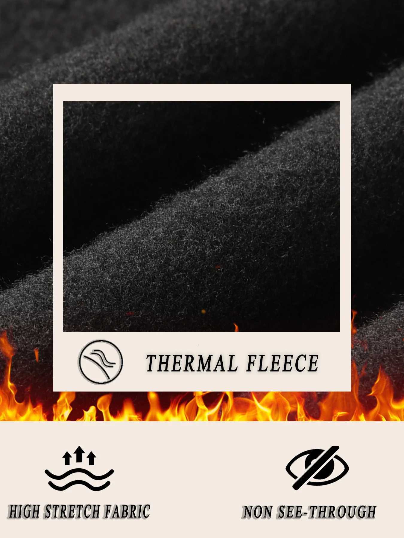 3 Pack Womens Thermal Fleece Lined High Waisted Leggings Workout Winter Warm Thick Tights Soft Yoga PantsT251023