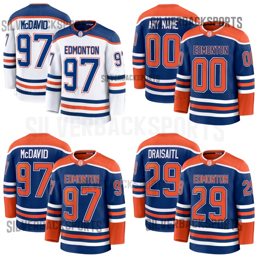 Personalized Stitched 97 McDavid Jersey Skinner Draisaitl Custom Hockey Jerseys Customize any name any number support
