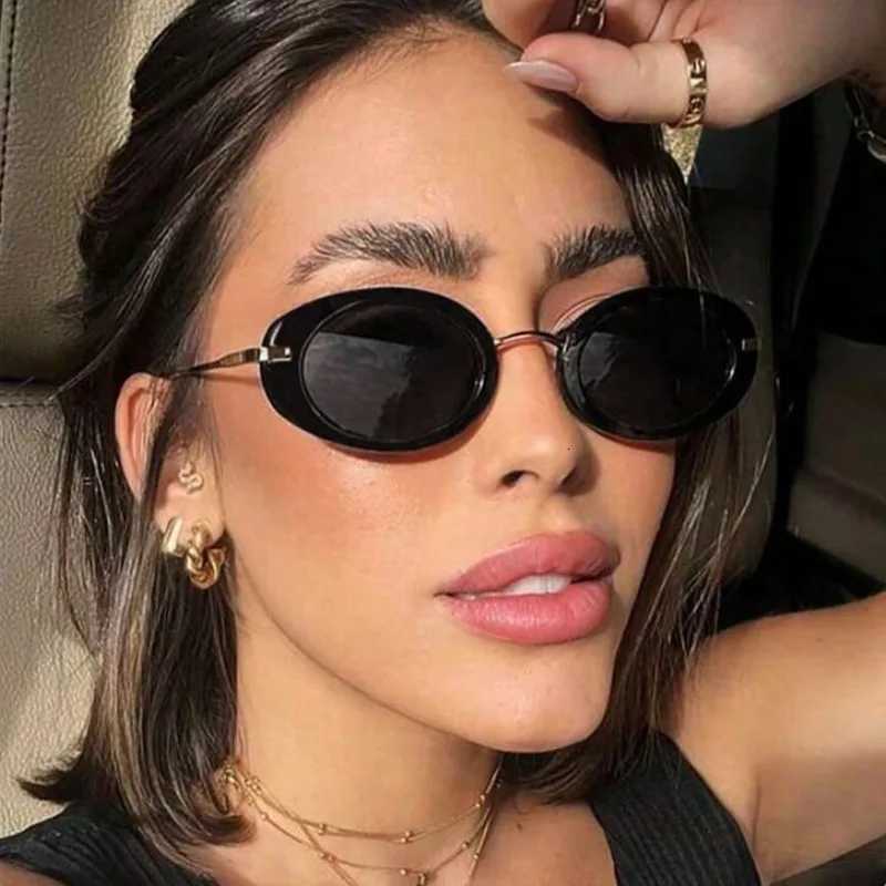 New Vintage Round Sunglasses Women Men Brand Circular Sun Glasses Female Oval Eyewear Oculos De Sol for Male Female EyeglassesW251023