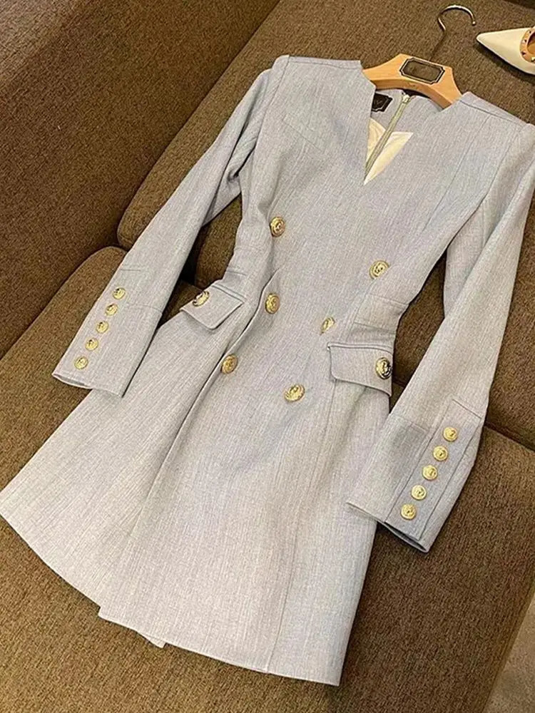 Autumn Professional Dress Small Fragrant Elegant Blazer Highend Feel Slimming Waist Cinching Suit Skirt for Women 251020