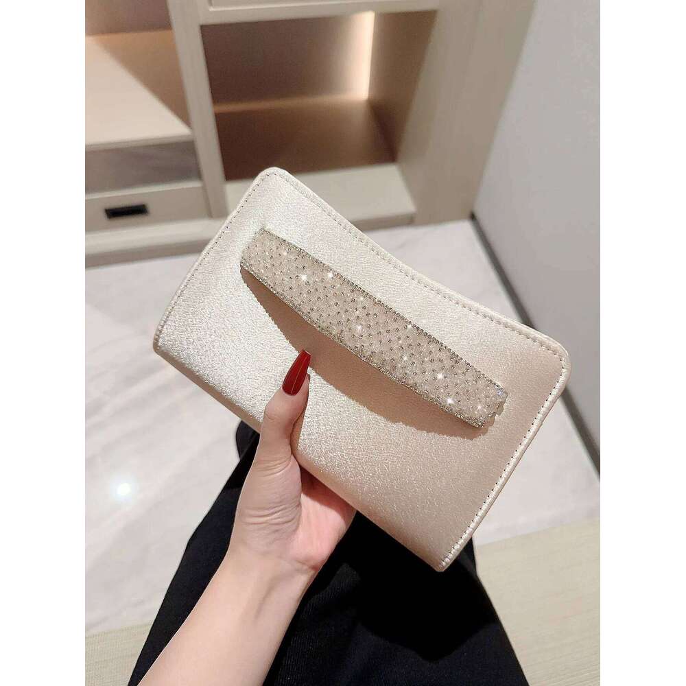 Women's Fashion Satin Dress Evening Clutch Banquet Wedding Party Prom Bag