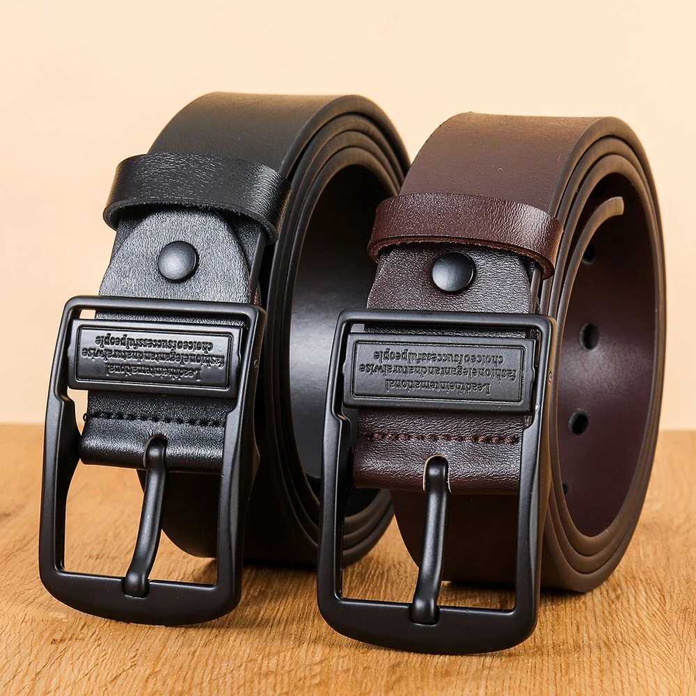New leather mens retro belt fashionable metal alloy needle buckle adult luxury brand jeans business casual waist mens beltXJ251023
