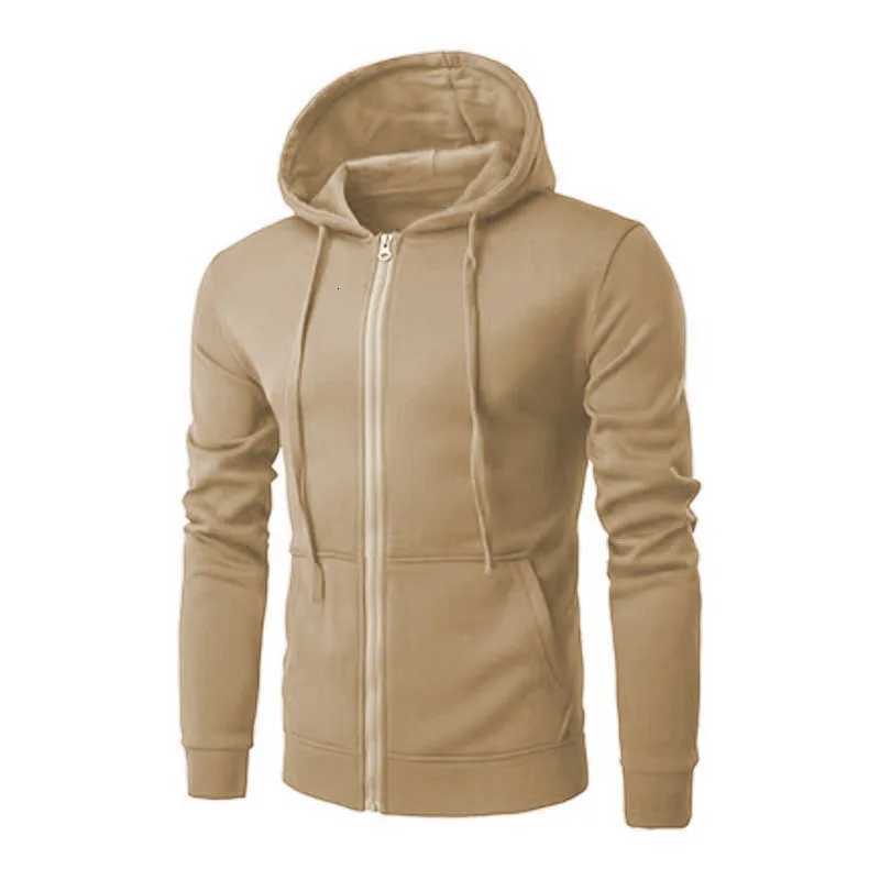 Autumn Men Sweatshirts Long Sleeve Jacket Hoodie Zipper Closure Jacket Male Hoodies Sweatshirt Slim Fit Male ClothingT251023