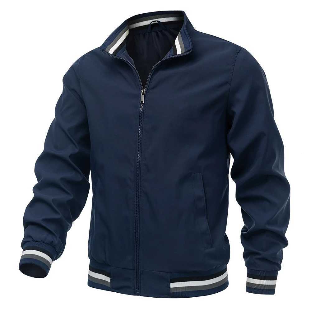 New Jackets for Men Spring Fahsion Outwears Solid Color Casual Ropa Hombre Coats Racing Windbreaker Mens Jacket Plus Size 5XL W251023