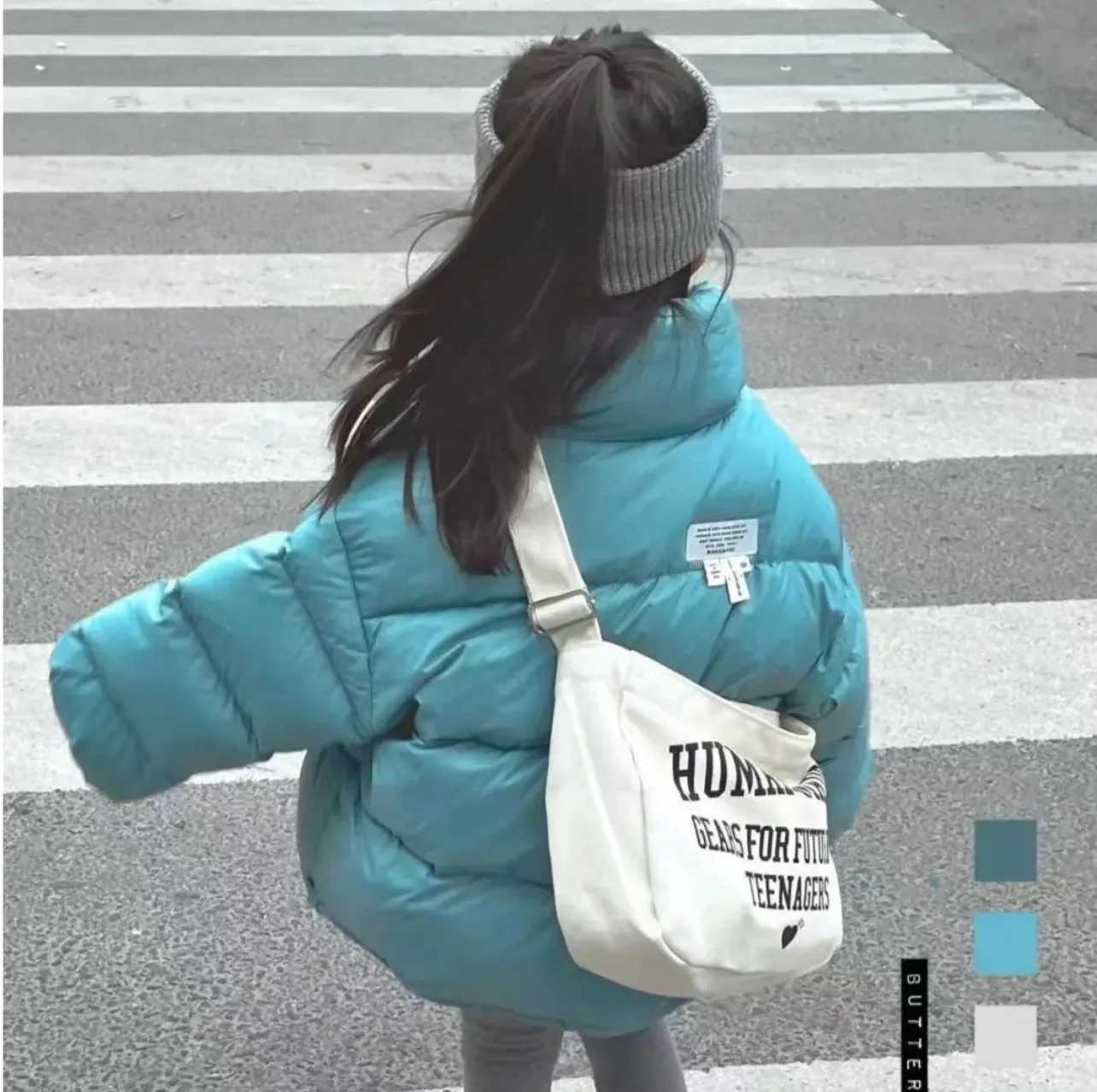 2024 new Childrens standup collared cottonpadded jacket Padded jacket solid color coat for 2 to 10 Years old boys and girls Y251023