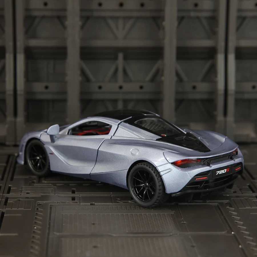 132 McLaren 720S sports car alloy model childrens car superrunning toy doors can be opened rich details fine workmanshipT251023