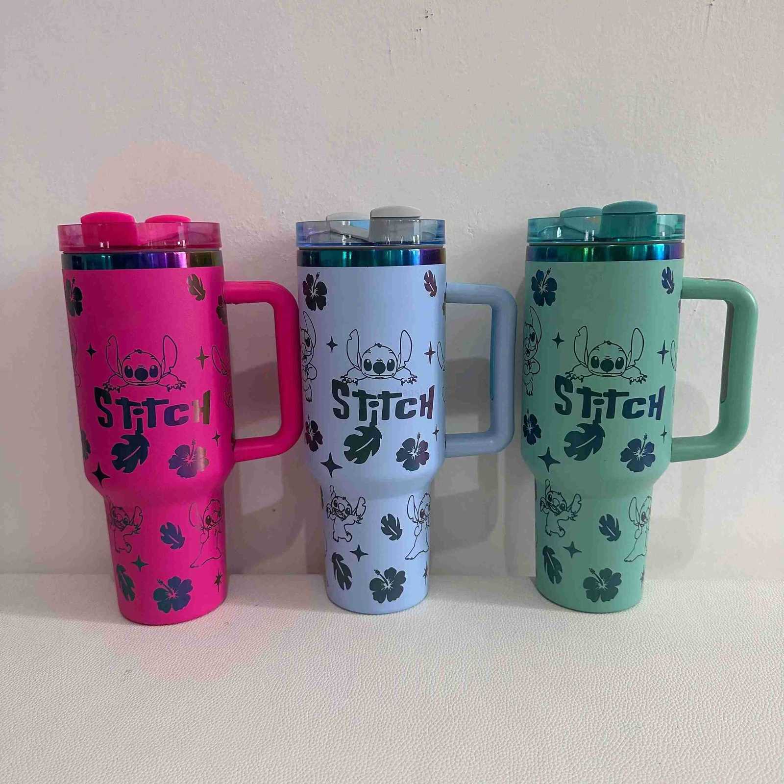 Disney Stitch 40OZ Stainless Steel Insulated Cup 304 Stainless Steel Insulated Vacuum Insulated Car Cup Sports Outdoor TravelXJ251023