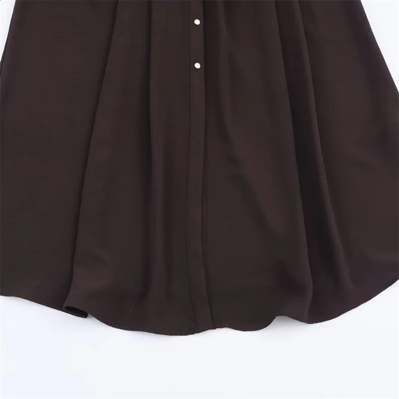 Womens Dress ShirtStyle n with Belt MidLength Skirt Fashion Casual Long 251022