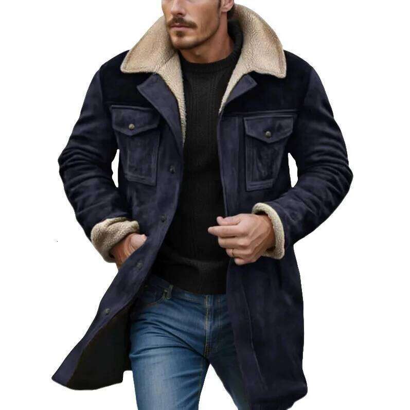 Autumn and Winter Warm Cotton Thick Cold Proof Fashionable Jacket, Outdoor Casual Men's Jacket