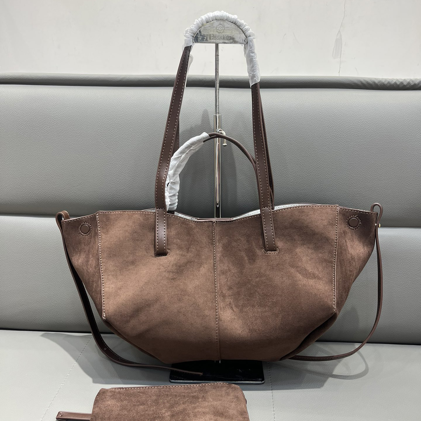 Designer Bag Le Cyme Bag suede tote bag Tonca Textured Duo Shoulder Camel Numero Un Nano Ma Tote Women Cross Body Bags Lady Handbag Leather Bag Half Moon Underarm