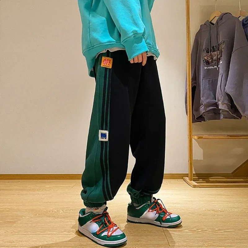 Trousers Jogger Sweatpants For Men Track Cotton Male Sweat Pants Sport Harem Athletic Trend Korean Style Y2k Elastic 251023