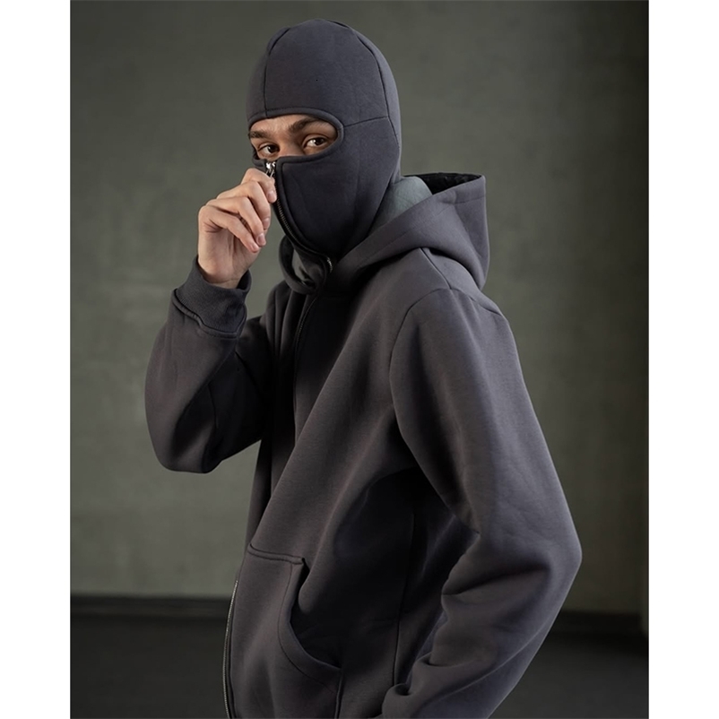 Autumn and Winter Men and Women Casual Sportswear With Hooded Mask Sporty and Fashionable Plus Size Hoodie Couple 251022