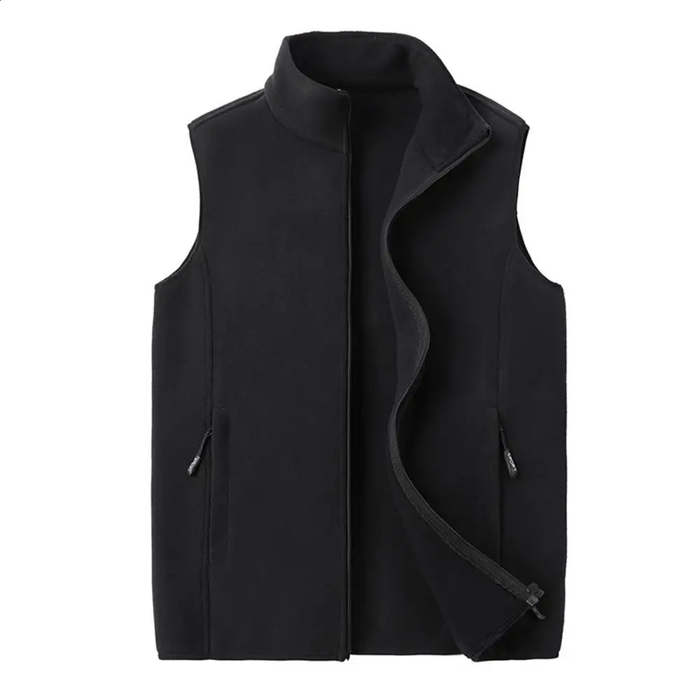Autumn Fashion Plus Size Male Warm Waistcoat Fleece Vest Mens Lamb Cashmere Sleeveless Coat Men Clothing Winter 251023