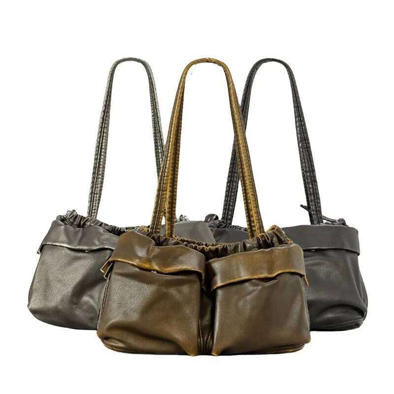 Jonlily Women PU Leather Shoulder Female Fashion Handbag Totes Casual Underarm Small Daybag Commuter Bag Purse -Kg1861 Mdng251023