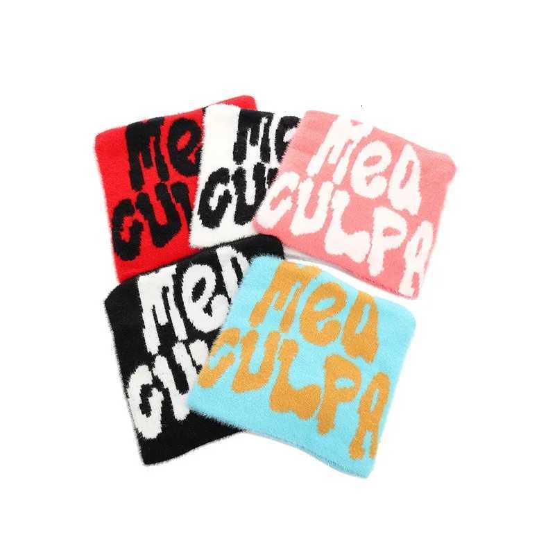 Halloween Cats ears Steamed catear shaped bread Knit Hat Letter Jacquard Warm Fashion Y2K Style BeaniesXJ251023