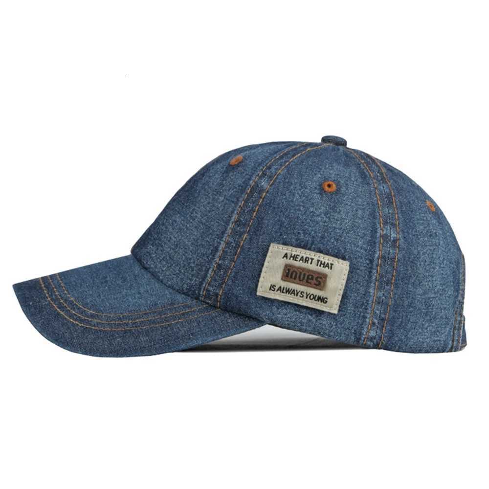FS Winter Blue Denim Hat For Men Wen Luxury Brand Baseball s Vintage Trucker Outdoor Sports Hats Casquette HmeW251023