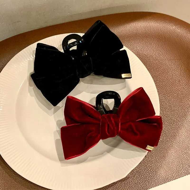 Large Bow Hair Cl Nonslip Hair J Strong Hold Clamps Fashion Hair Accories for Wen and Girls Y251023