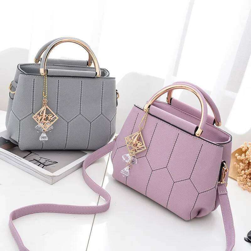 Trendy Women's Handbag Spring Summer New Style Korean Version Simple Small Square Single Shoulder Crossbody Bag