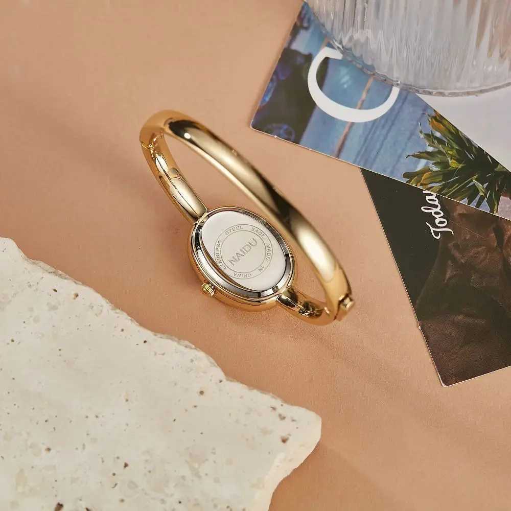 Fashionable Luxury Elegant ladies Bracelet Watch Roman Numeral Oval Waterproof Womens Quartz Watch reloj L251023