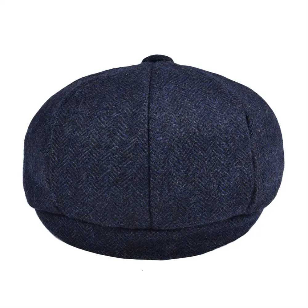 JANGO Kids Newsboy s Small Size Boy Woon Tweed Flat Herringbone Girl Infant Toddr Youth Beret Hat for ChildW251023