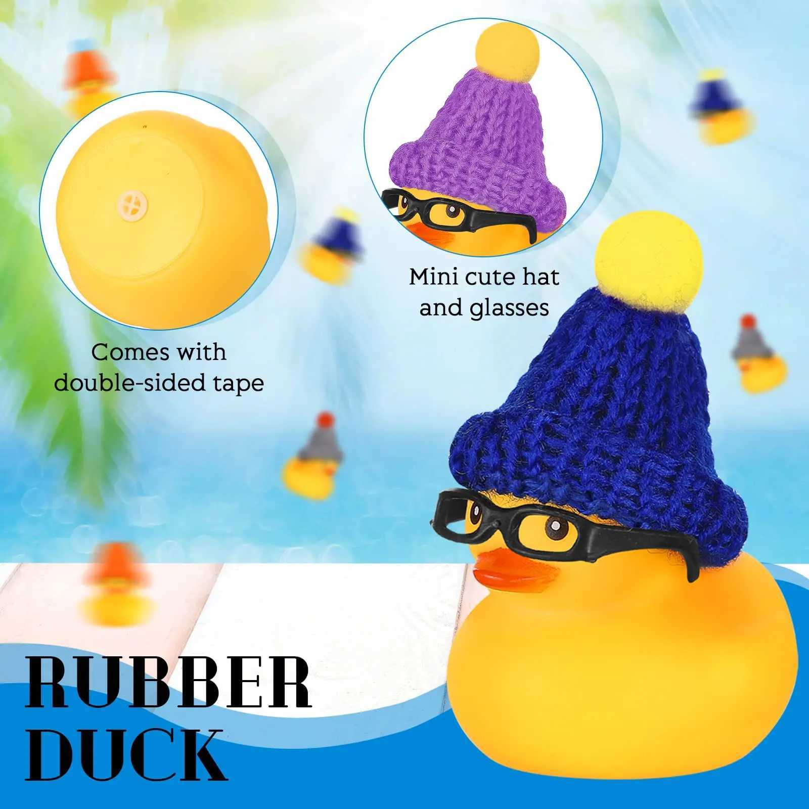 10100pcs Mini Rubber Ducks with Sunglasses Hats Cruise Rubber Ducks in Bulk Gift Small Bathtub Toy for Party Favor J251023