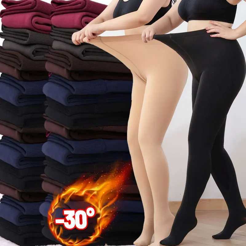 Winter Leggings Women Thick Velvet Warm Leggings Women Stretch High Waist Prevent Cold Super Warm PantsT251023