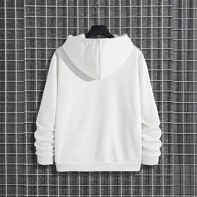2025 Autumn Winter Mens Sweatshirt Cross Crown Hooded Long Sleeve Pure Color Pullover Male Urban Fashion Casual Sporty HoodiesT251023