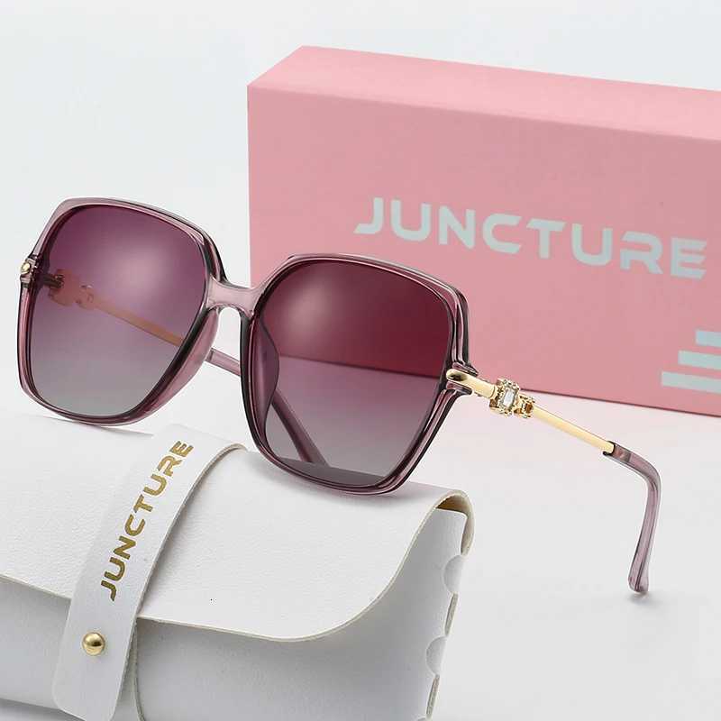 JUNCTURE Polarized Women Sunglasses Fashion Square Sun Glasses Gradient Lady Glasses Party Holiday Gifts Sunglasses for WomenW251023