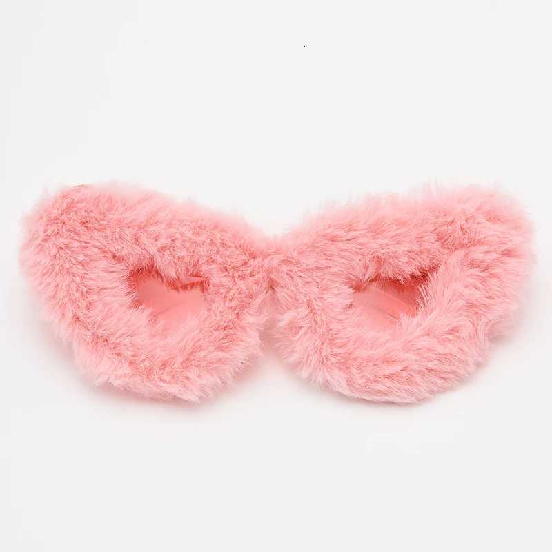 Trendy Cat Eye Sunglasses Women Men Soft Fur Velvet Kardashan Sun Glasses Ladies UV400 Shades Punk Handmade Eyewear For PartyW251023