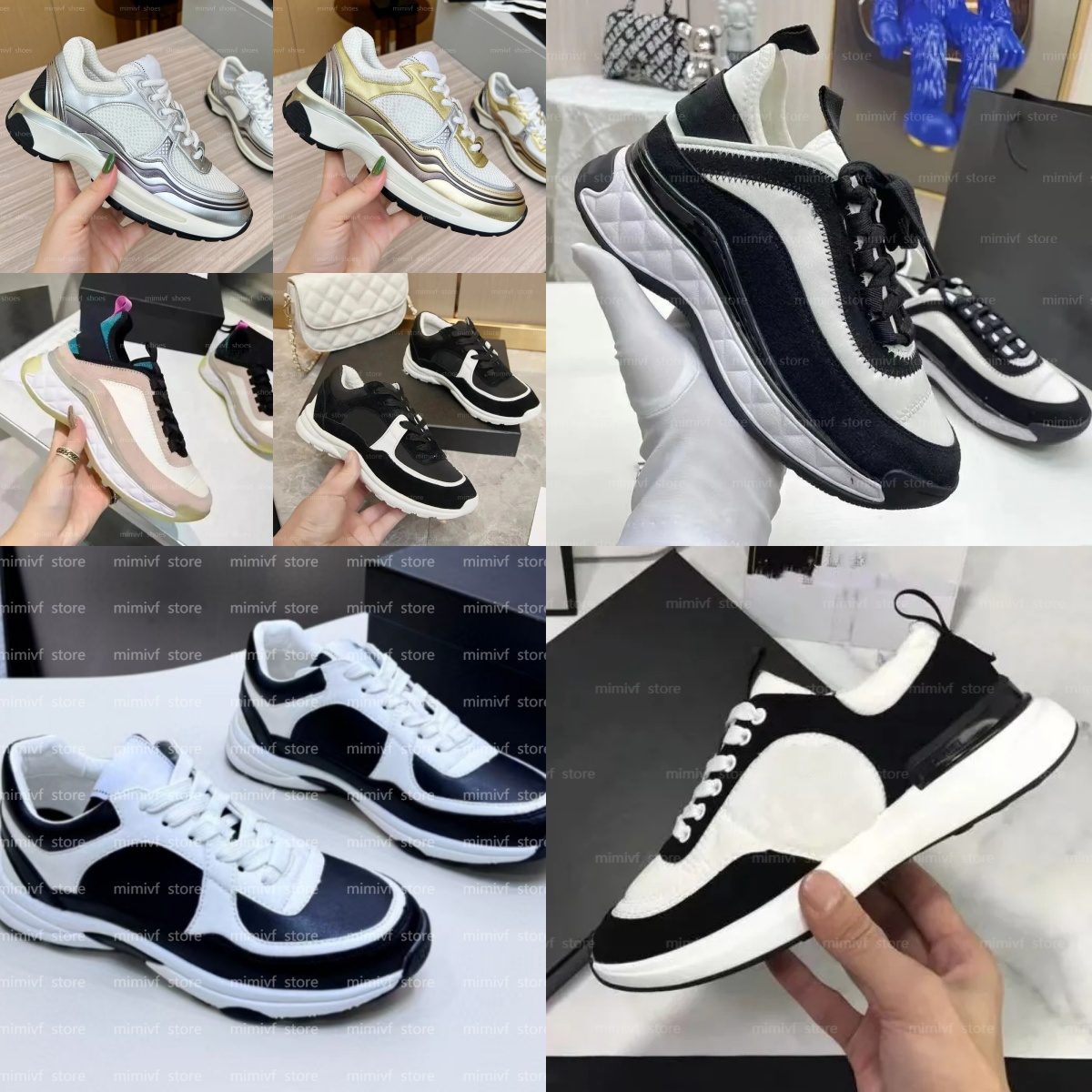 luxury shoes outdoor shoes out of office sneaker men designer shoes casual shoes sneaker low high quality women trainers fashion platform sneaker Silver Gold shoes
