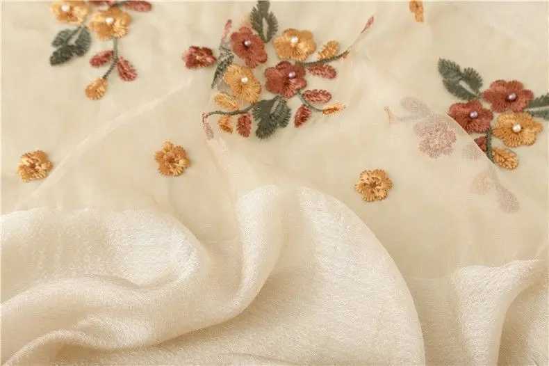 Thin Shawl for Women Suitable for AutumnSpring Winter Gift 19070CM Silk Wool Embroidered Scarf J251113