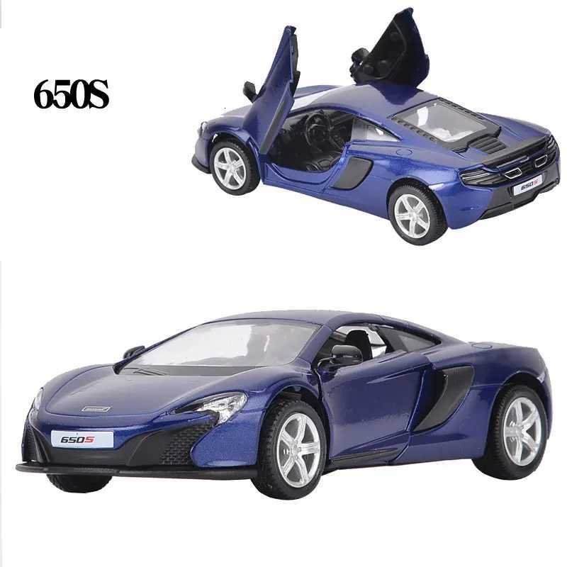 136 Simulation McLaren 650s Alloy Racing Sport Car Model Diecast Toy Vehicles Metal Decoration Pull Back Collection Boy ToysT251023