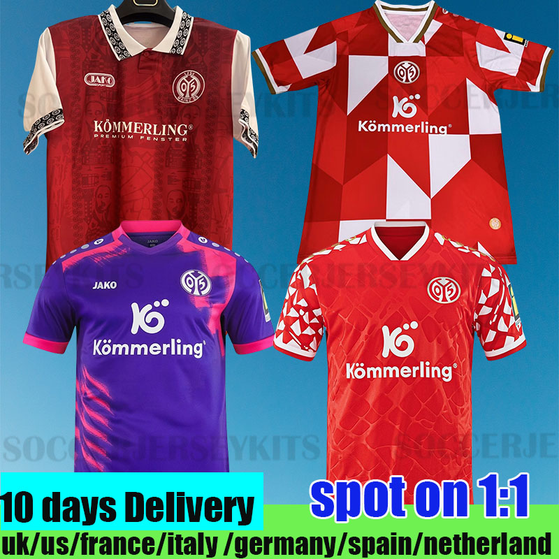 FSV Mainz 05 special version Mainz 125th Soccer Jersey home red 2024 2025 season soccer jerseys football shirts for men tops tee shirts Mainz Trikots