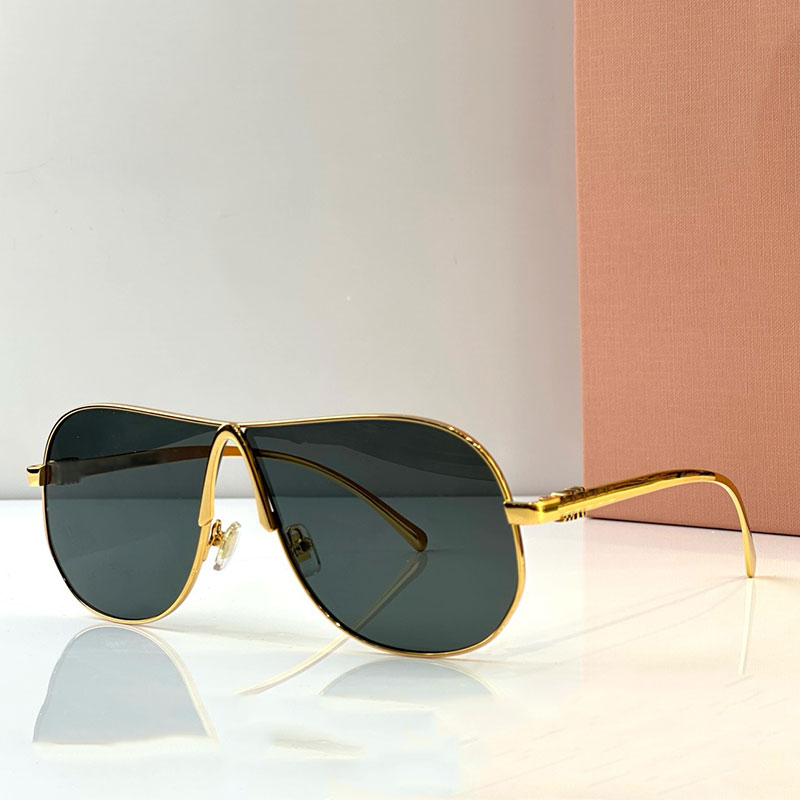 Oversized sunglasses men designer fashion metal frame luxury glasses case outdoor Sports anti-ultraviolet style MUA623 sunglasses for women