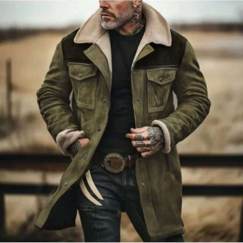 Autumn and Winter Warm Cotton Thick Cold Proof Fashionable Jacket, Outdoor Casual Men's Jacket