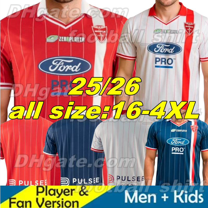 25 26 AC Monza Soccer Jerseys PESSINA COLOMBO VIGNATO COLPANI 2025 2026 men kids football shirt maillots de foot GAGLIARDINI KYRIAKOPOULOS BRRINDELLI MACHIN