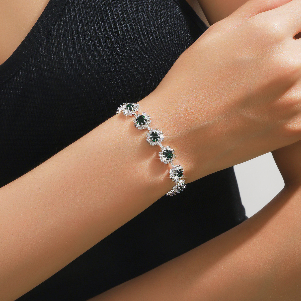 Designer Necklace For Women's Earrings Titanium Steel Colorless Necklace Bracelet Earrings 3PCS Collection Personality Simple Style Luxury Jewelr