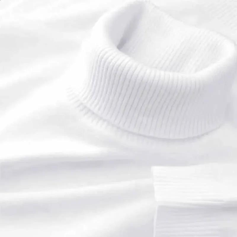Mens Knitted Sweaters Solid Color Turtleneck Breathable Pullovers Warm Outdoor Basic Streetwear autumn Business Tops 251023